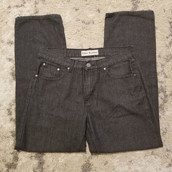 Culture
Revolution dark grey wash wide leg jeans - Picture 1 of 7